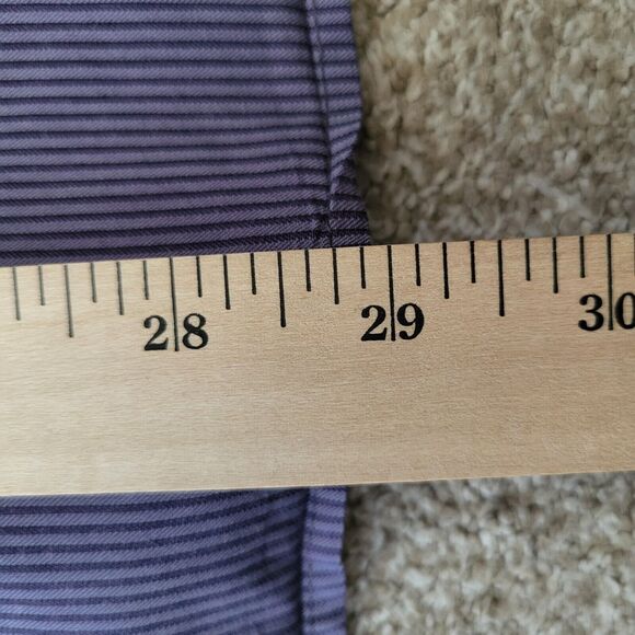 Joseph Abboud Dress Shirt Mens L  Purple Stripe Long Sleeve Button Down Casual - Picture 9 of 9